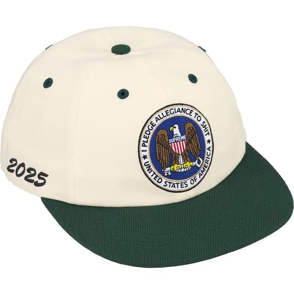 Supreme Pledge Allegiance 6-Panel - White (front)