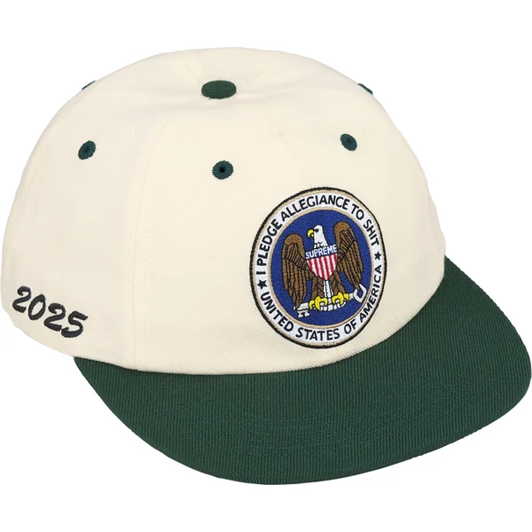 Supreme Pledge Allegiance 6-Panel - White (front)