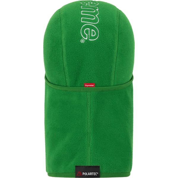 Supreme Polartec Balaclava - Green (front)