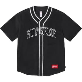 Supreme Polartec Baseball Jersey Black