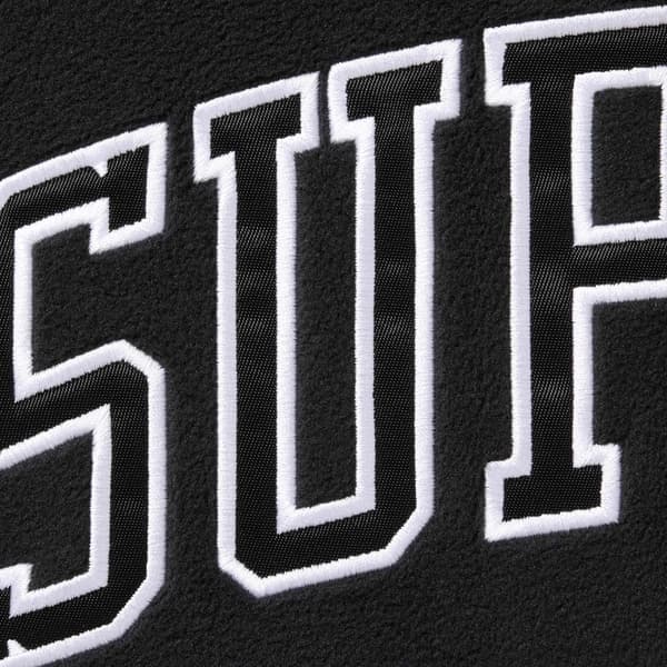 Supreme Polartec Baseball Jersey - Black (front)