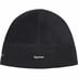 Supreme Polartec Beanie - Black (front)