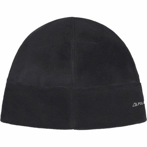 Supreme Polartec Beanie - Black (front)