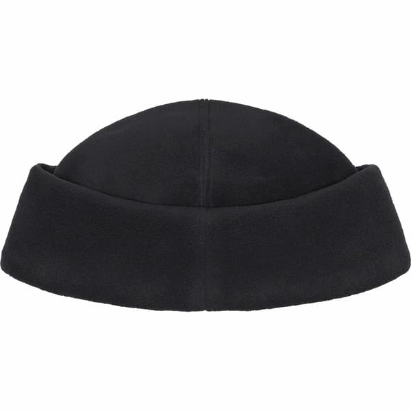 Supreme Polartec Beanie - Black (front)