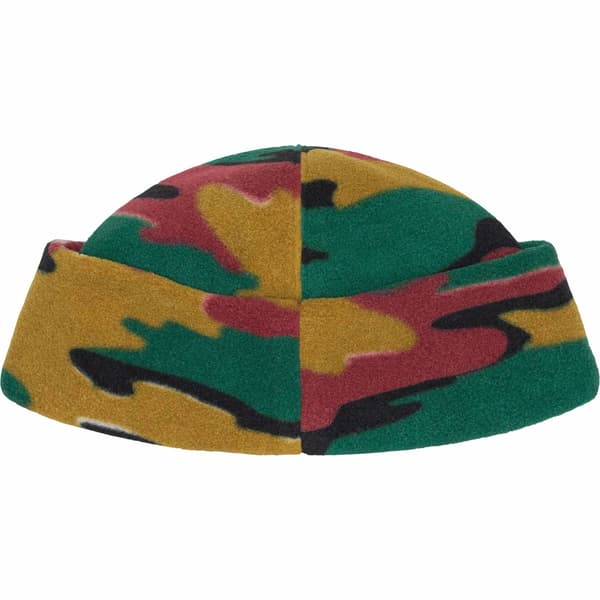 Supreme Polartec Beanie - Camo (front)