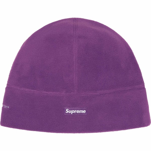 Supreme Polartec Beanie - Dark Purple (front)