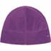 Supreme Polartec Beanie - Dark Purple (front)