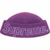Supreme Polartec Beanie - Dark Purple (front)