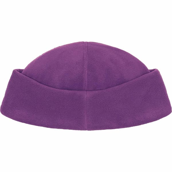 Supreme Polartec Beanie - Dark Purple (front)