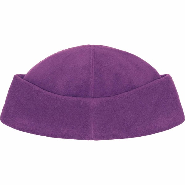 Supreme Polartec Beanie - Dark Purple (front)