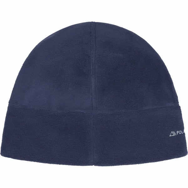 Supreme Polartec Beanie - Navy (front)