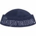 Supreme Polartec Beanie - Navy (front)