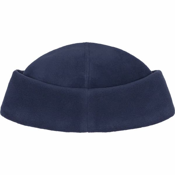 Supreme Polartec Beanie - Navy (front)