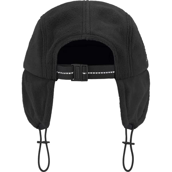 Supreme Polartec Earflap Camp Cap - Black (front)