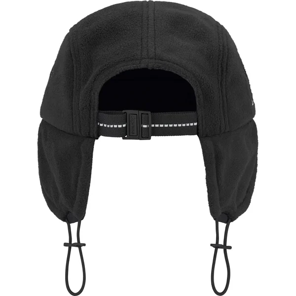 Supreme Polartec Earflap Camp Cap - Black (front)