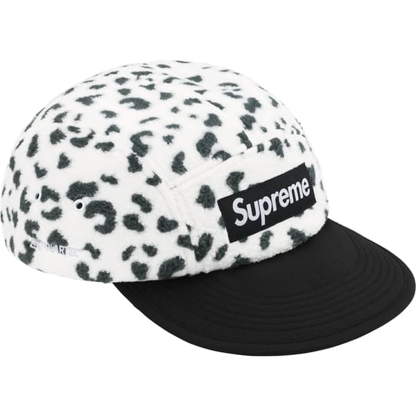 Supreme Polartec Earflap Camp Cap - Leopard (front)