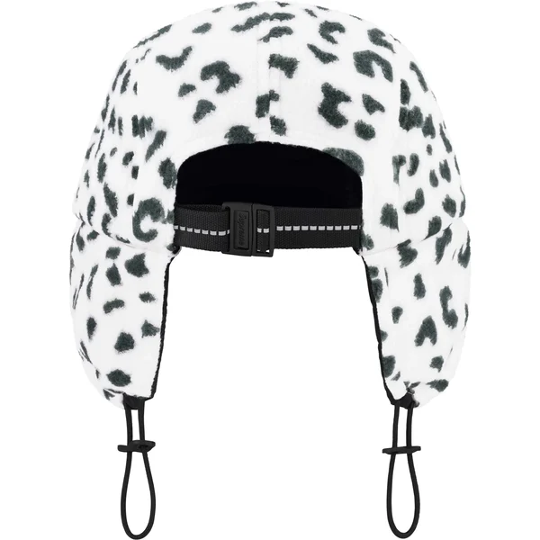 Supreme Polartec Earflap Camp Cap - Leopard (front)