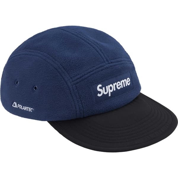 Supreme Polartec Earflap Camp Cap - Navy (front)