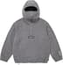 Supreme Polartec Face Mask Half Zip Hooded Sweatshirt - Grey (front)