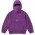 Supreme Polartec Facemask Half Zip Hooded Sweatshirt - Dark Purple (front)