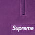 Supreme Polartec Facemask Half Zip Hooded Sweatshirt - Dark Purple (front)