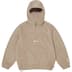 Supreme Polartec Facemask Half Zip Hooded Sweatshirt - Taupe (front)