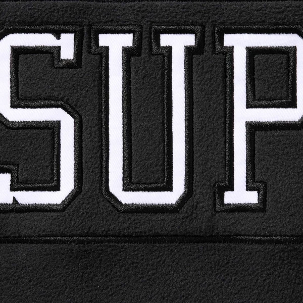 Supreme Polartec Hooded Hockey Jersey - Black (front)