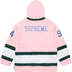Supreme Polartec Hooded Hockey Jersey - Light Pink (front)