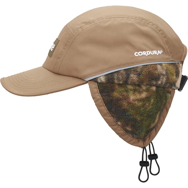 Supreme Polartec Lined Packable Earflap Camp Cap - Khaki (front)