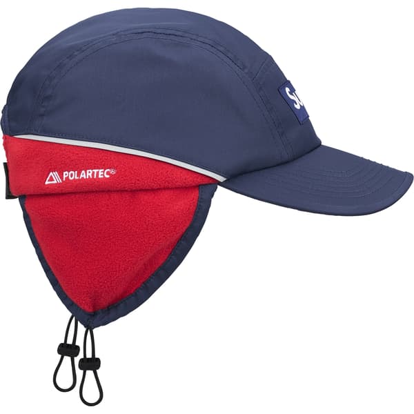 Supreme Polartec Lined Packable Earflap Camp Cap - Navy (front)