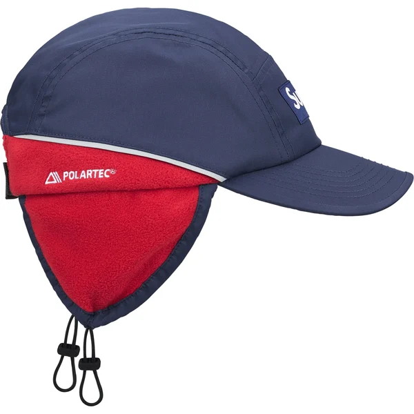 Supreme Polartec Lined Packable Earflap Camp Cap - Navy (front)