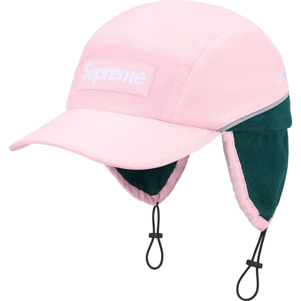 Supreme Polartec Lined Packable Earflap Camp Cap - Pink (front)