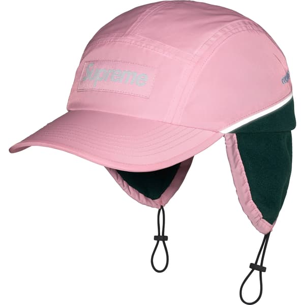 Supreme Polartec Lined Packable Earflap Camp Cap - Pink (front)