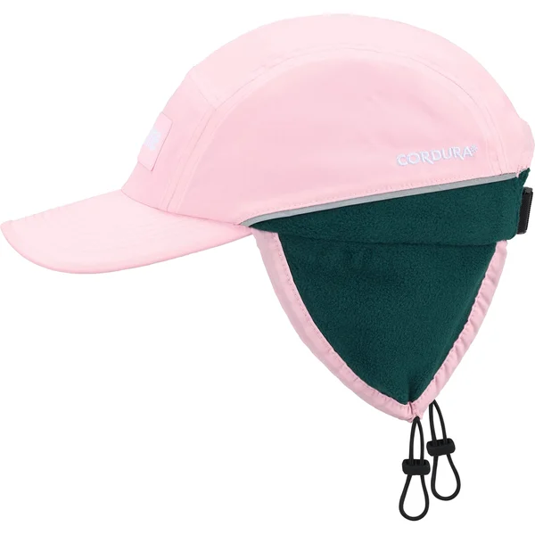 Supreme Polartec Lined Packable Earflap Camp Cap - Pink (front)