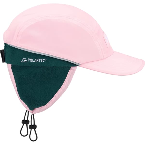 Supreme Polartec Lined Packable Earflap Camp Cap - Pink (front)