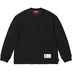 Supreme Polartec Mesh L/S Football Top - Black (front)