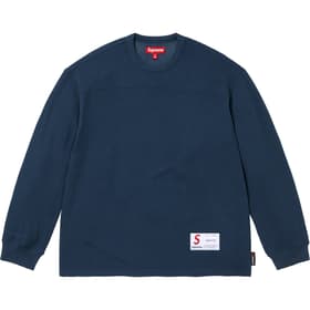Supreme Polartec Mesh L/S Football Top Navy