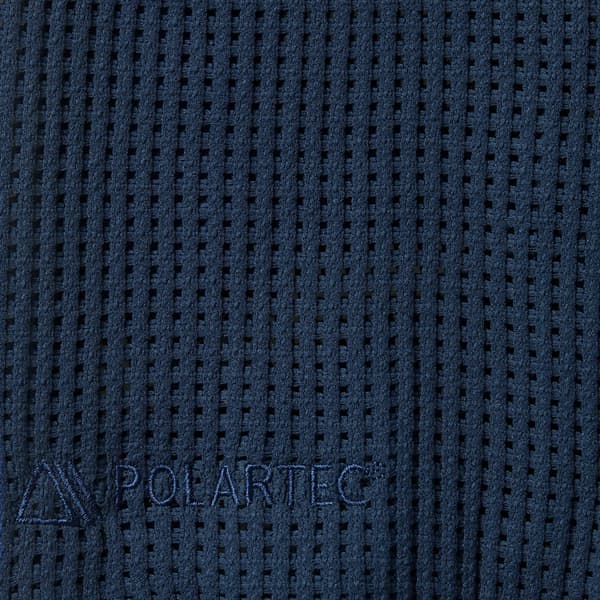 Supreme Polartec Mesh L/S Football Top - Navy (front)