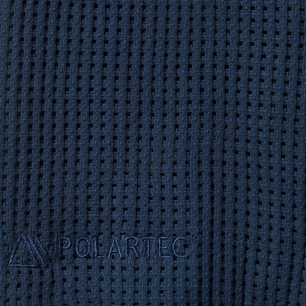 Supreme Polartec Mesh L/S Football Top - Navy (front)