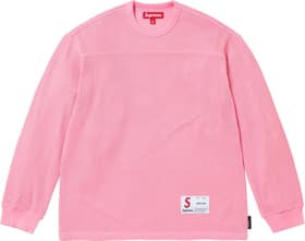 Supreme Polartec Mesh L/S Football Top Pink