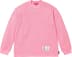 Supreme Polartec Mesh L/S Football Top - Pink (front)