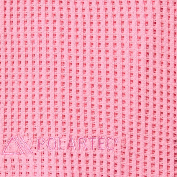 Supreme Polartec Mesh L/S Football Top - Pink (front)