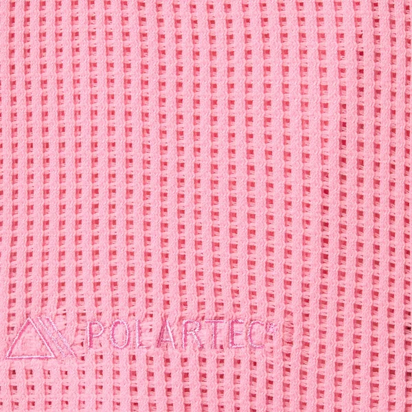 Supreme Polartec Mesh L/S Football Top - Pink (front)