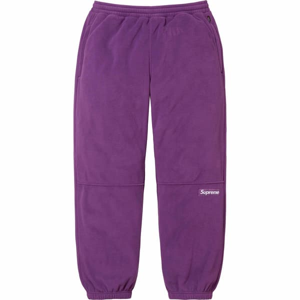 Supreme Polartec Pant - Dark Purple (front)