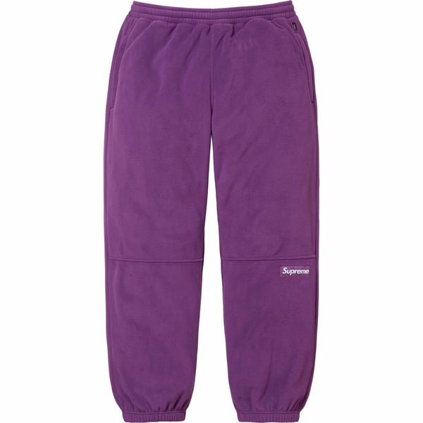 Supreme Polartec Pant - Dark Purple (front)
