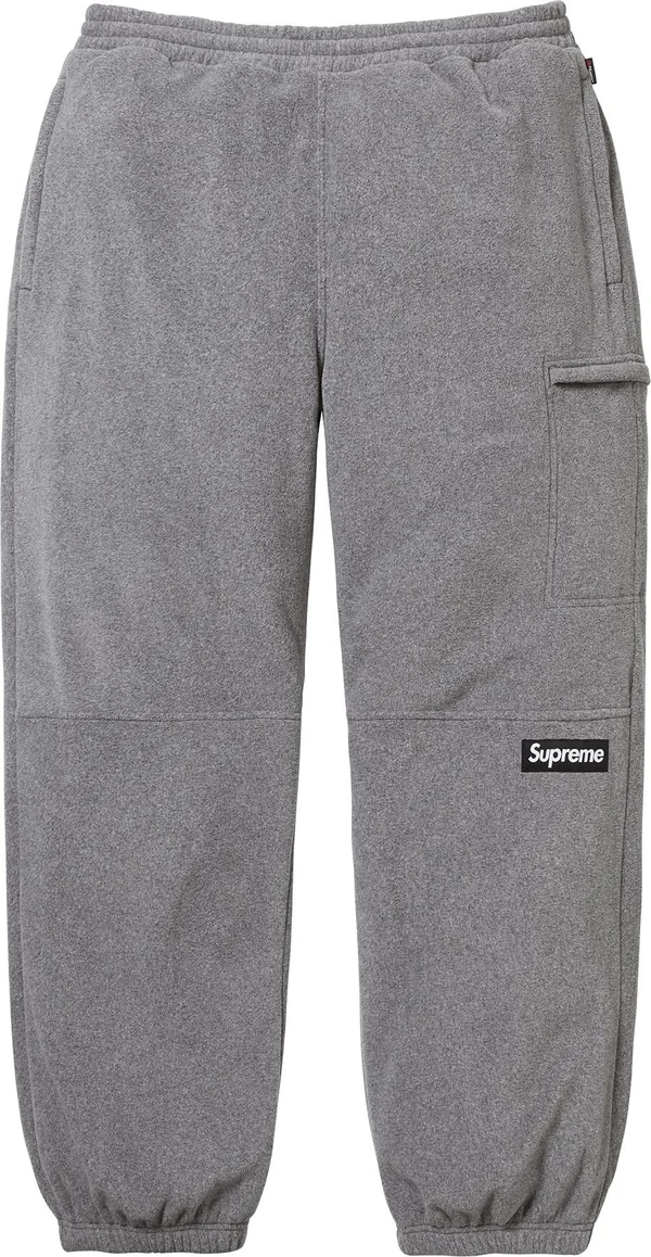 Supreme Polartec Pant - Grey (front)
