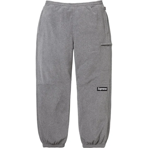 Supreme Polartec Pant - Grey (front)