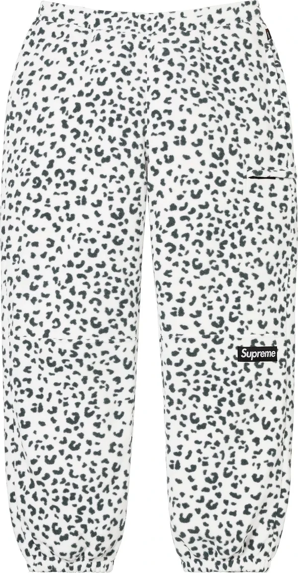 Supreme Polartec Pant - Leopard (front)
