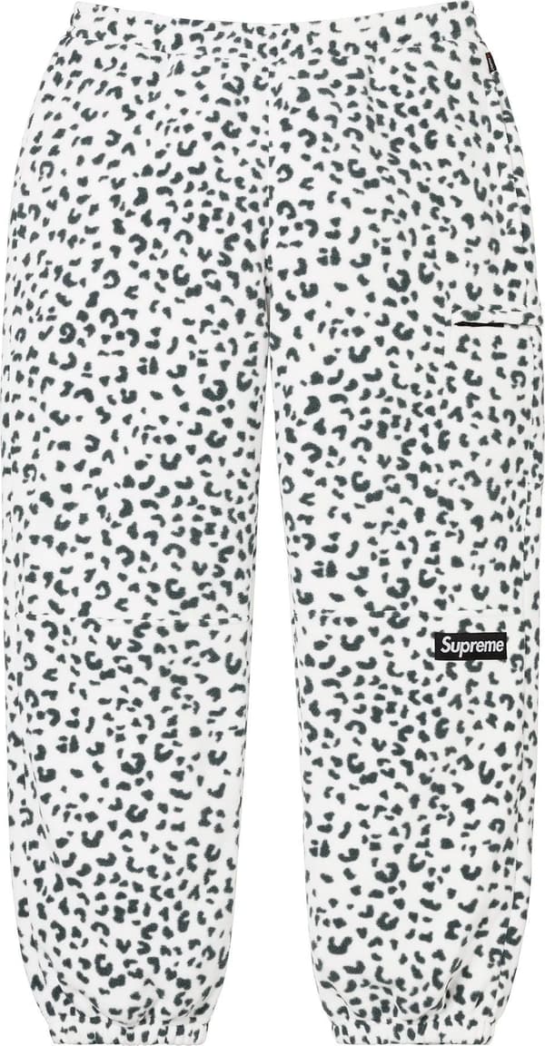 Supreme Polartec Pant - Leopard (front)