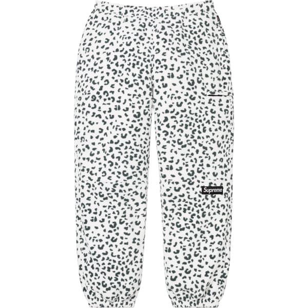 Supreme Polartec Pant - Leopard (front)